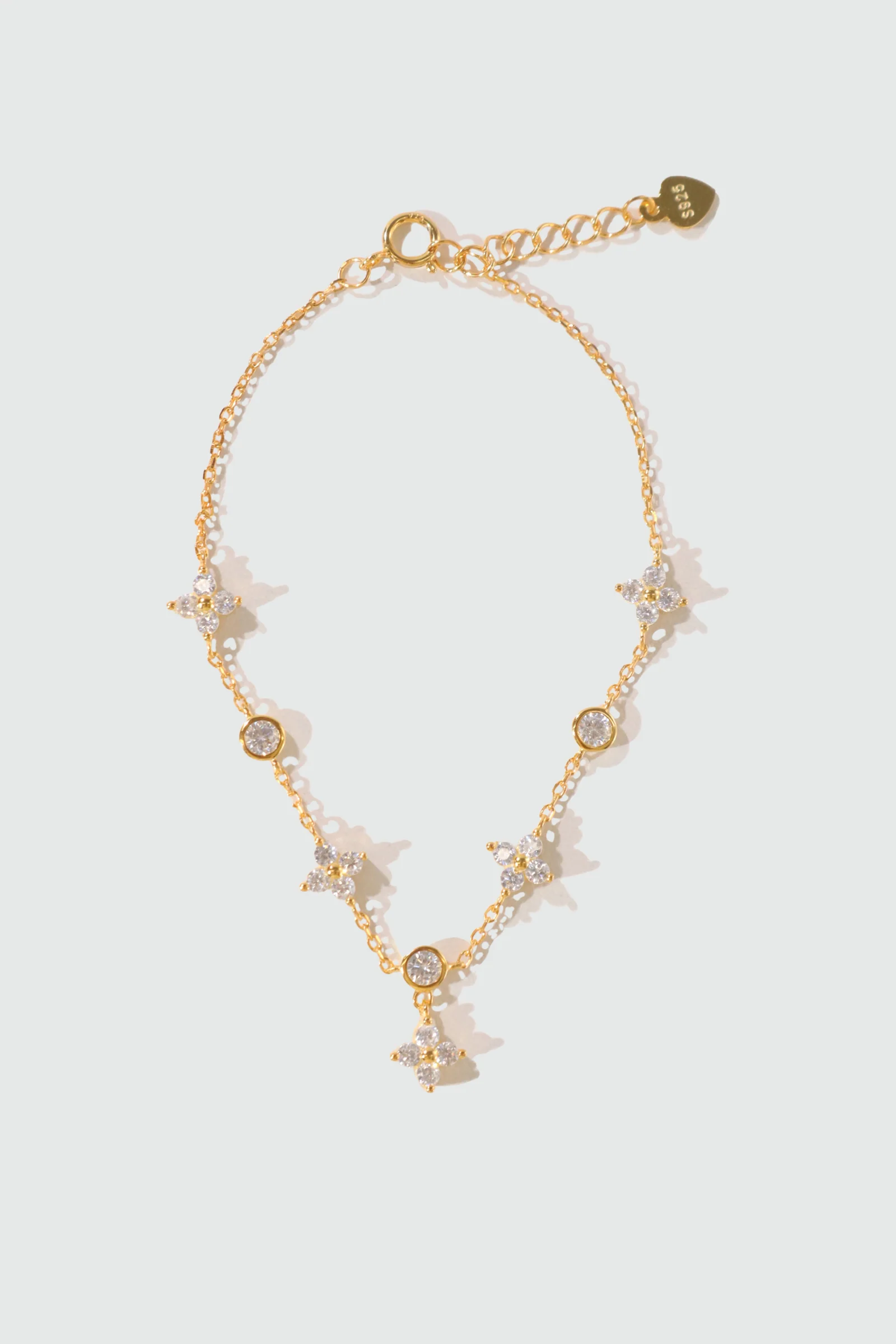 18K Gold Vermeil Multi Starlight Petal Bracelet - Image 8