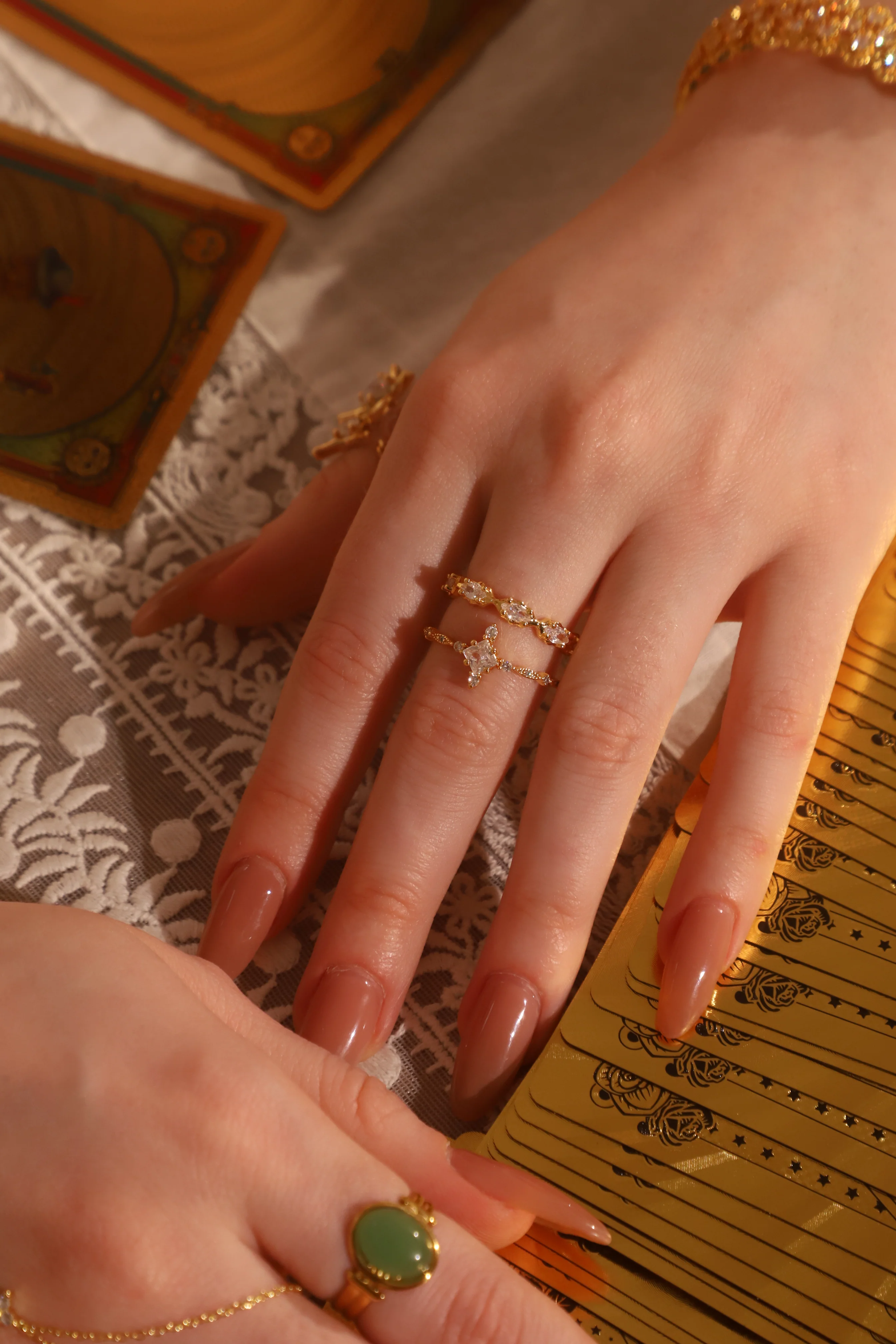 18K Real Gold Plated Starlight Ring - Image 18