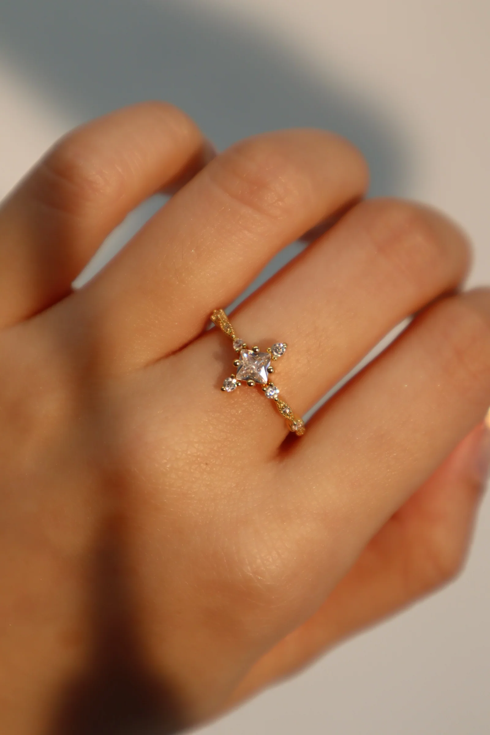 18K Real Gold Plated Starlight Ring - Image 4