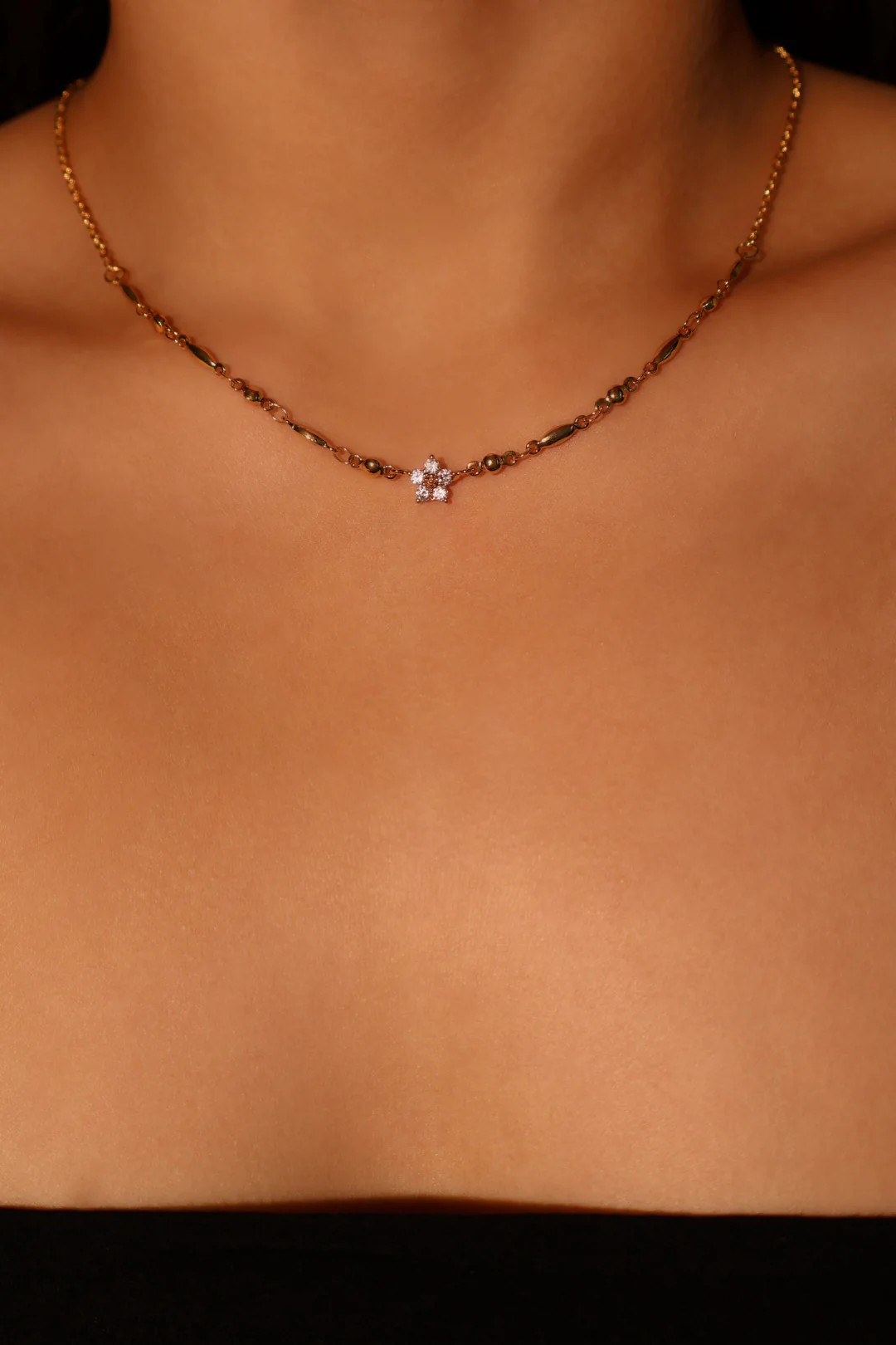 18K Real Gold Plated Starlight Bloom Necklace - Image 10