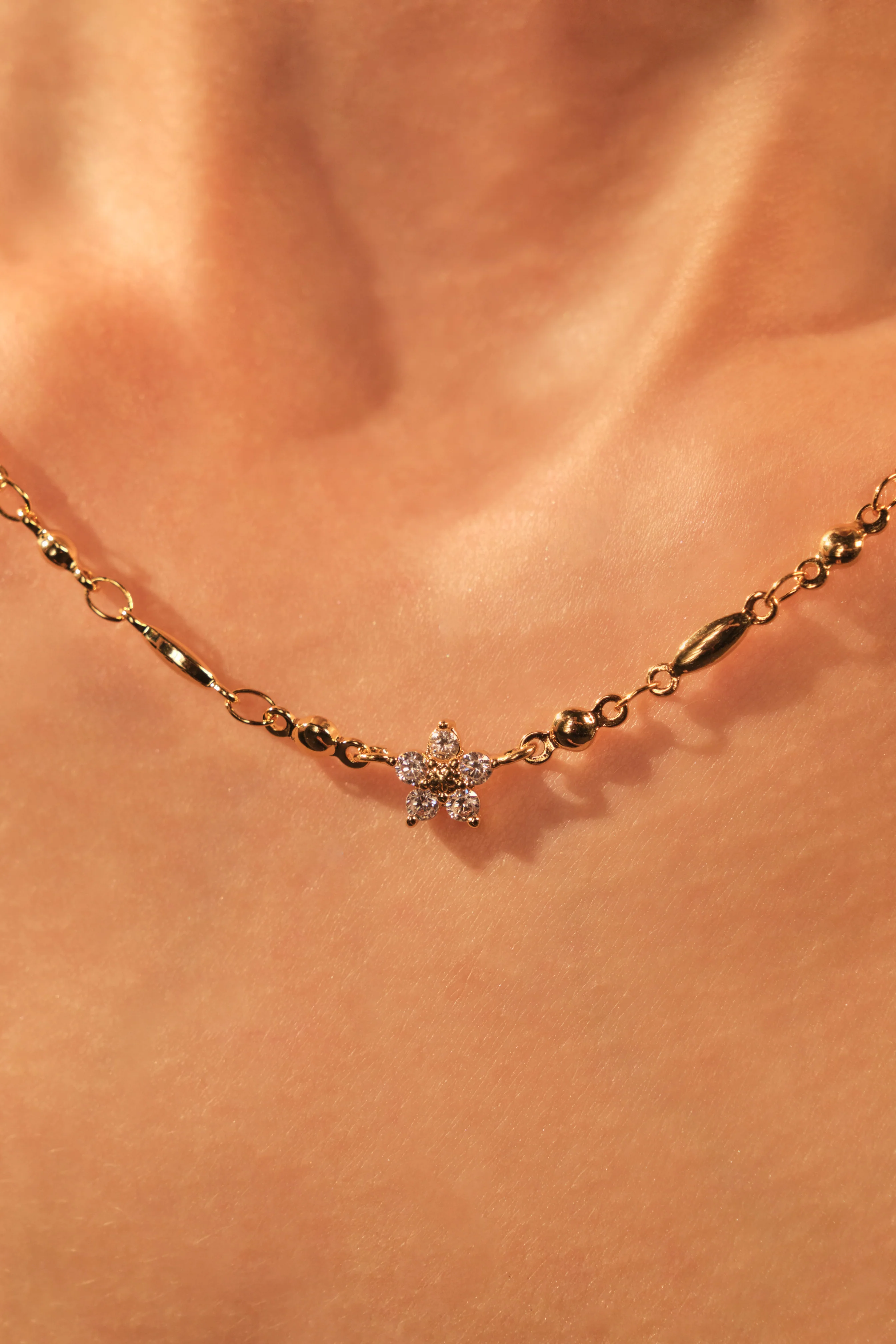 18K Real Gold Plated Starlight Bloom Necklace - Image 13
