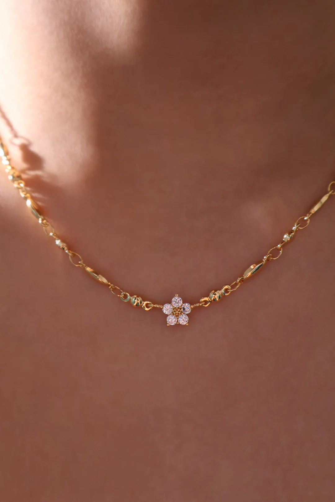 18K Real Gold Plated Starlight Bloom Necklace - Image 9