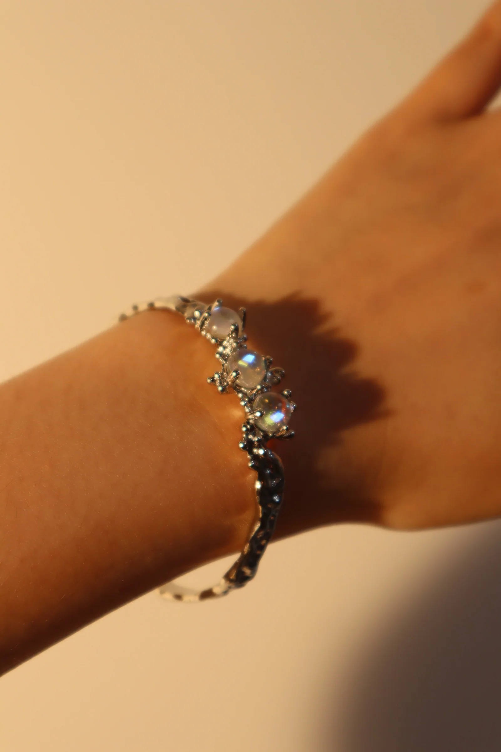 3 in 1 moonstones Bracelet - Image 4