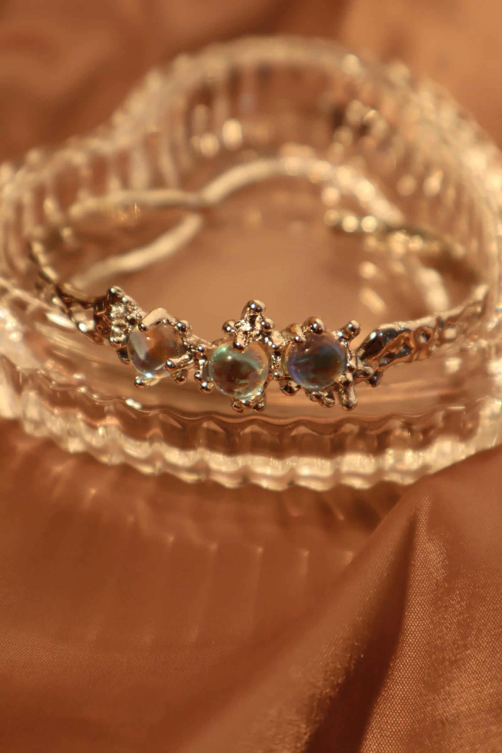 3 in 1 moonstones Bracelet - Image 5