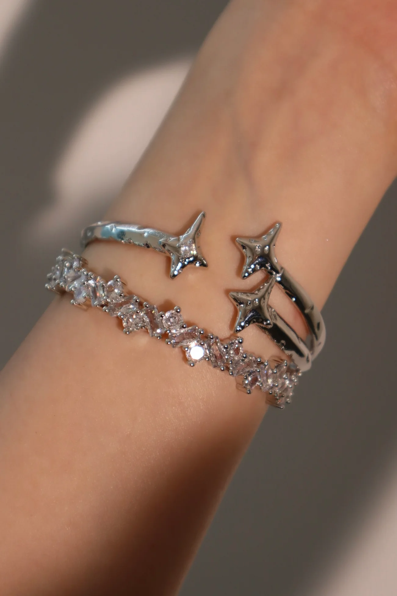 3 in 1 Stars Diamond Bracelet - Image 6