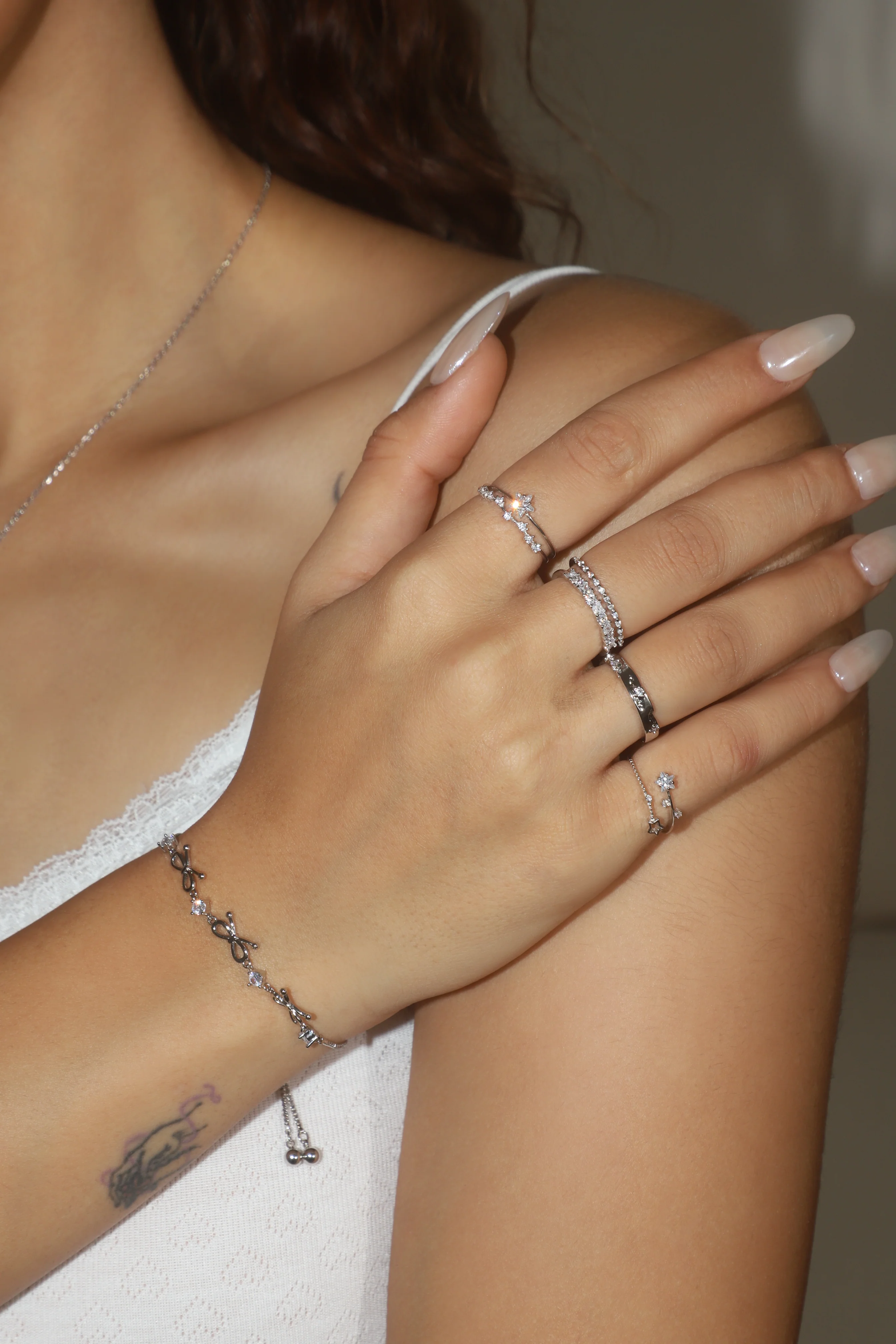 Diamonds Layering Ring - Image 5