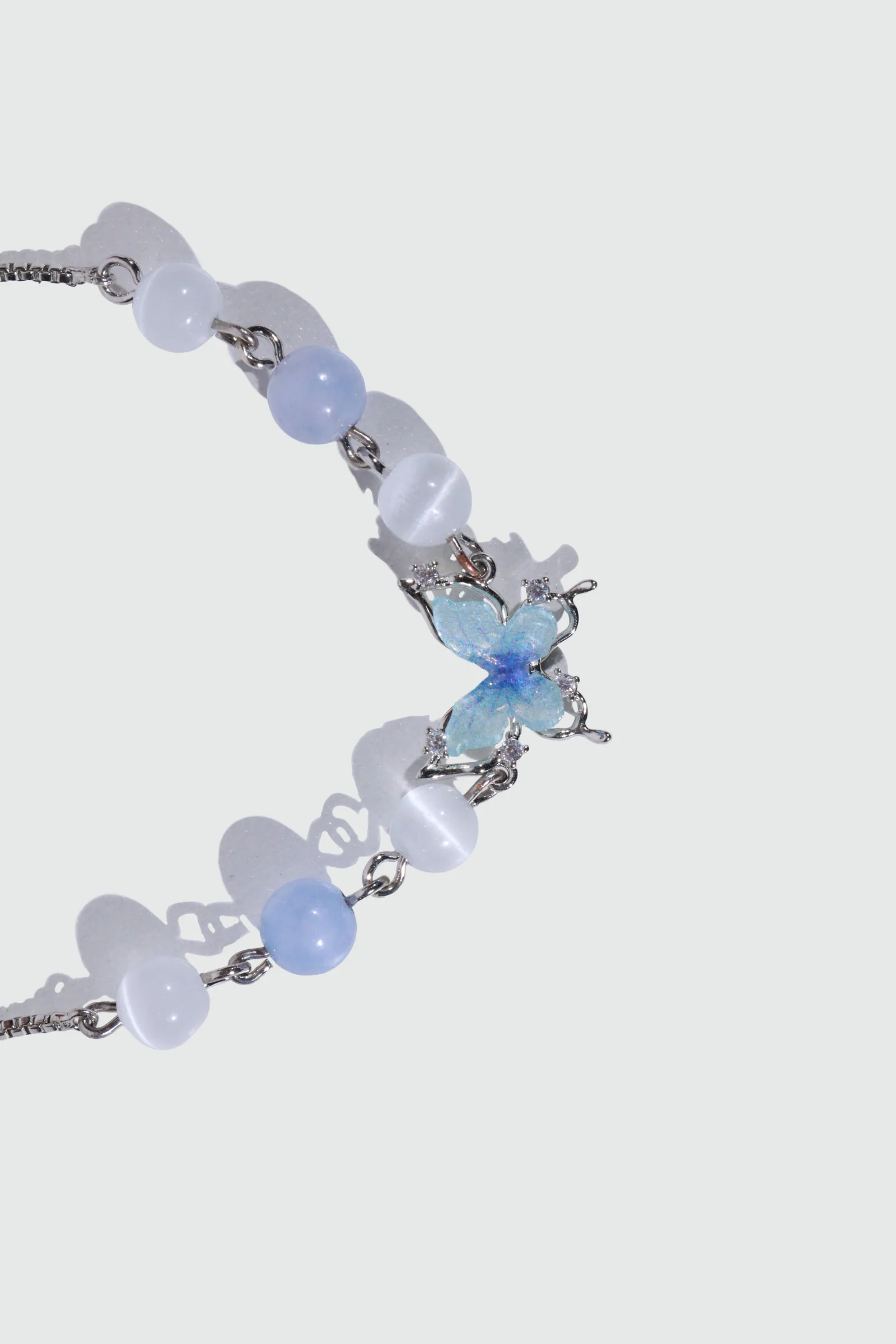 Blue Butterfly Moonstone Bracelet - Image 8