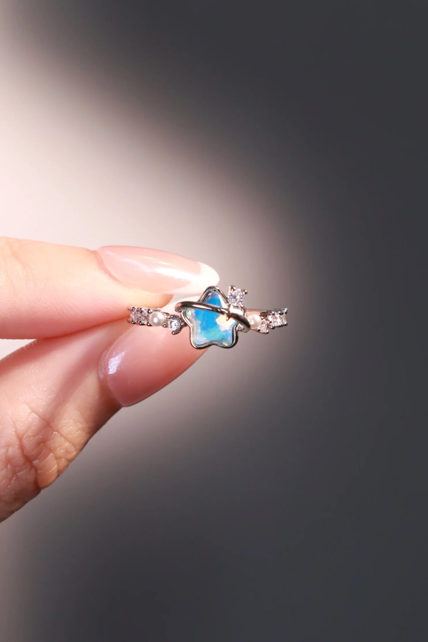Blue Star Pearl Ring - Image 11