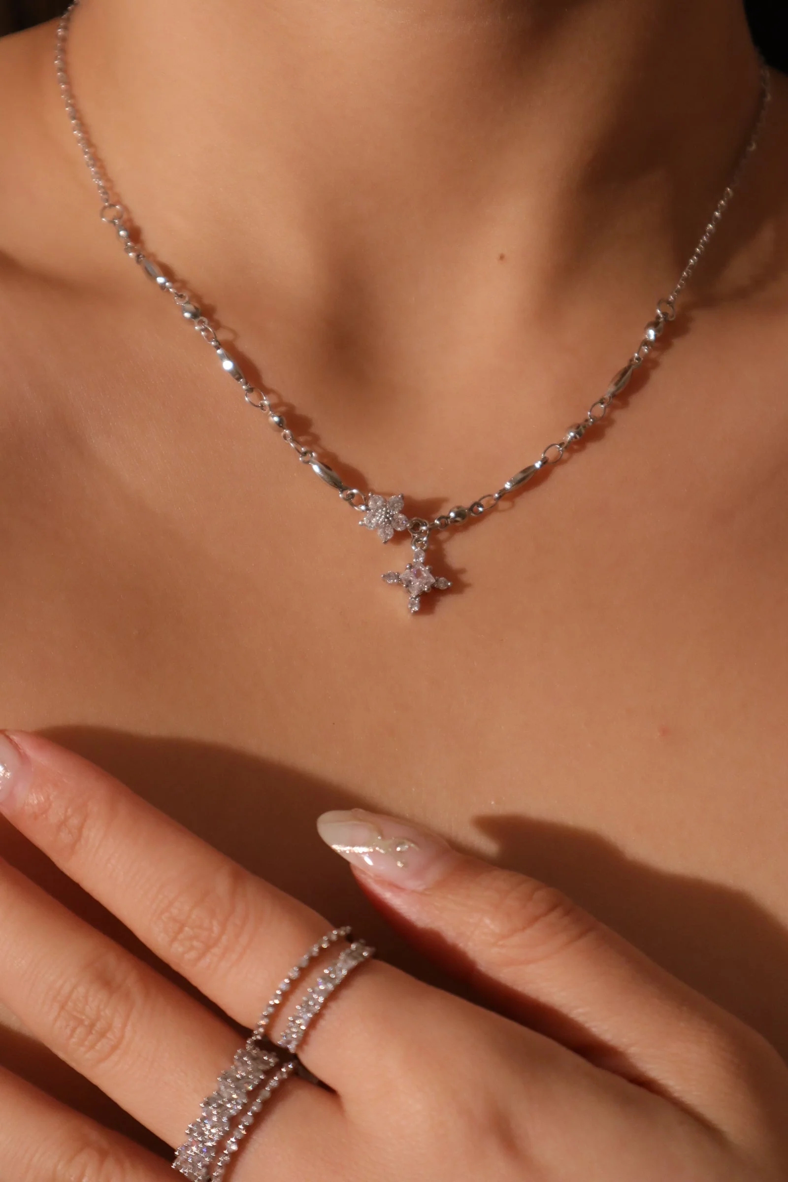 Double Layers Diamond Ring - Image 5