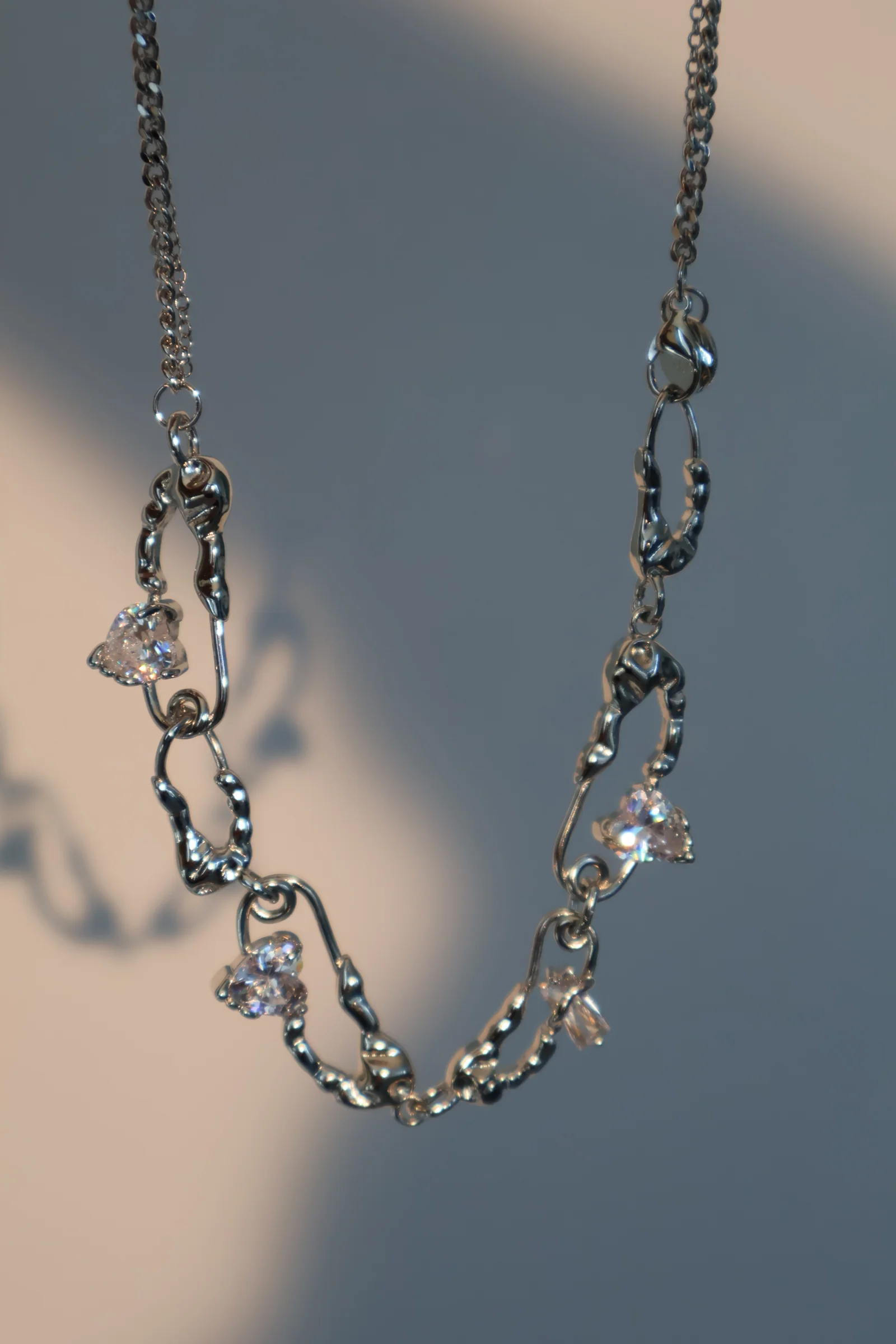 Diamond Clips Necklace - Image 3