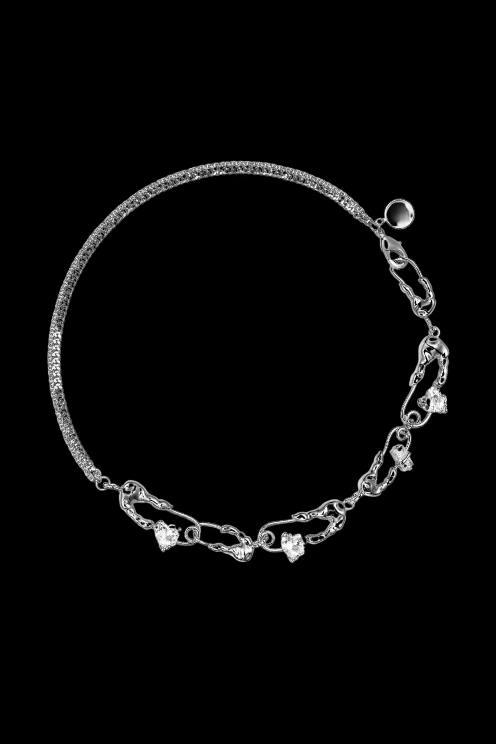 Diamond Clips Necklace - Image 4