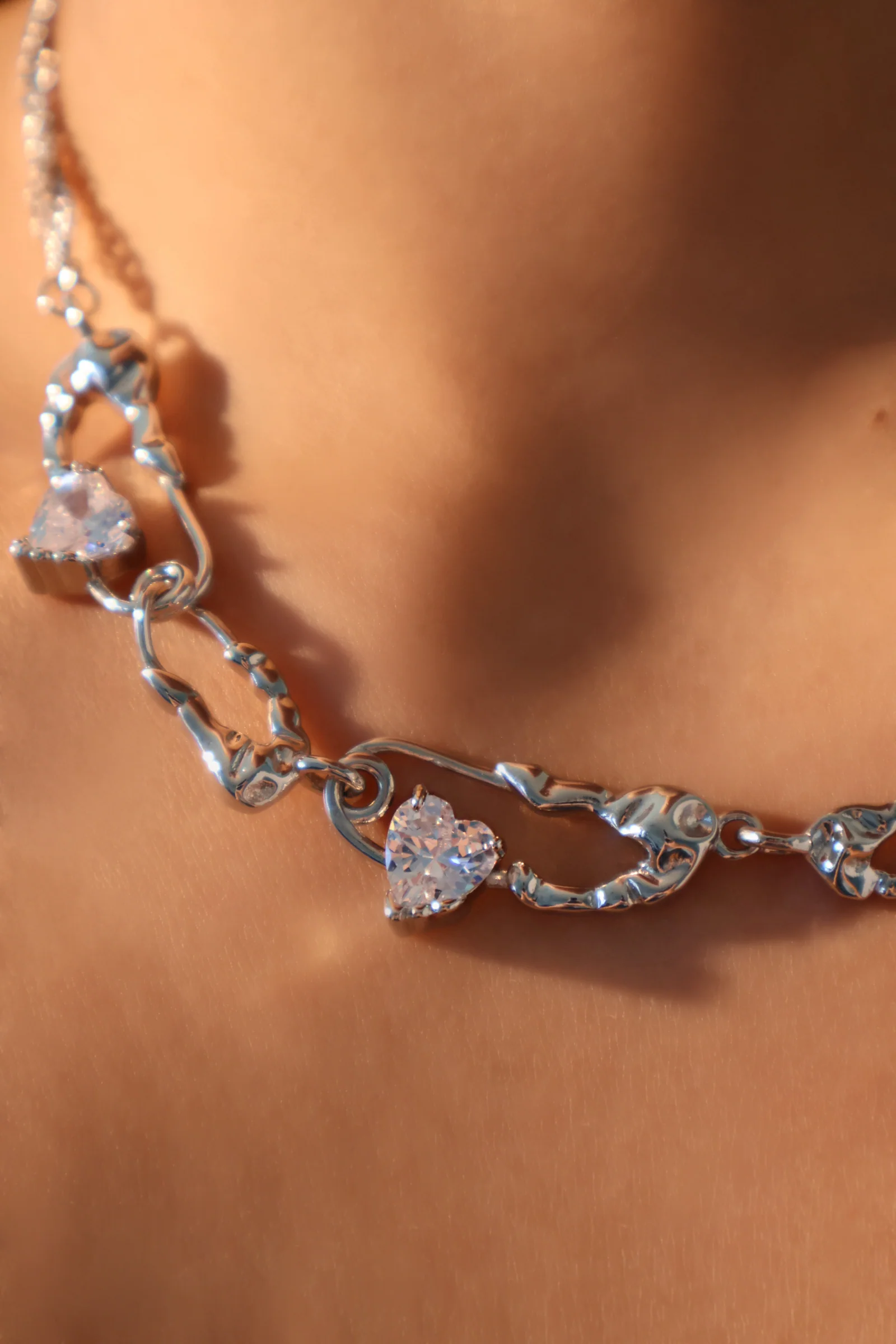 Diamond Clips Necklace - Image 5