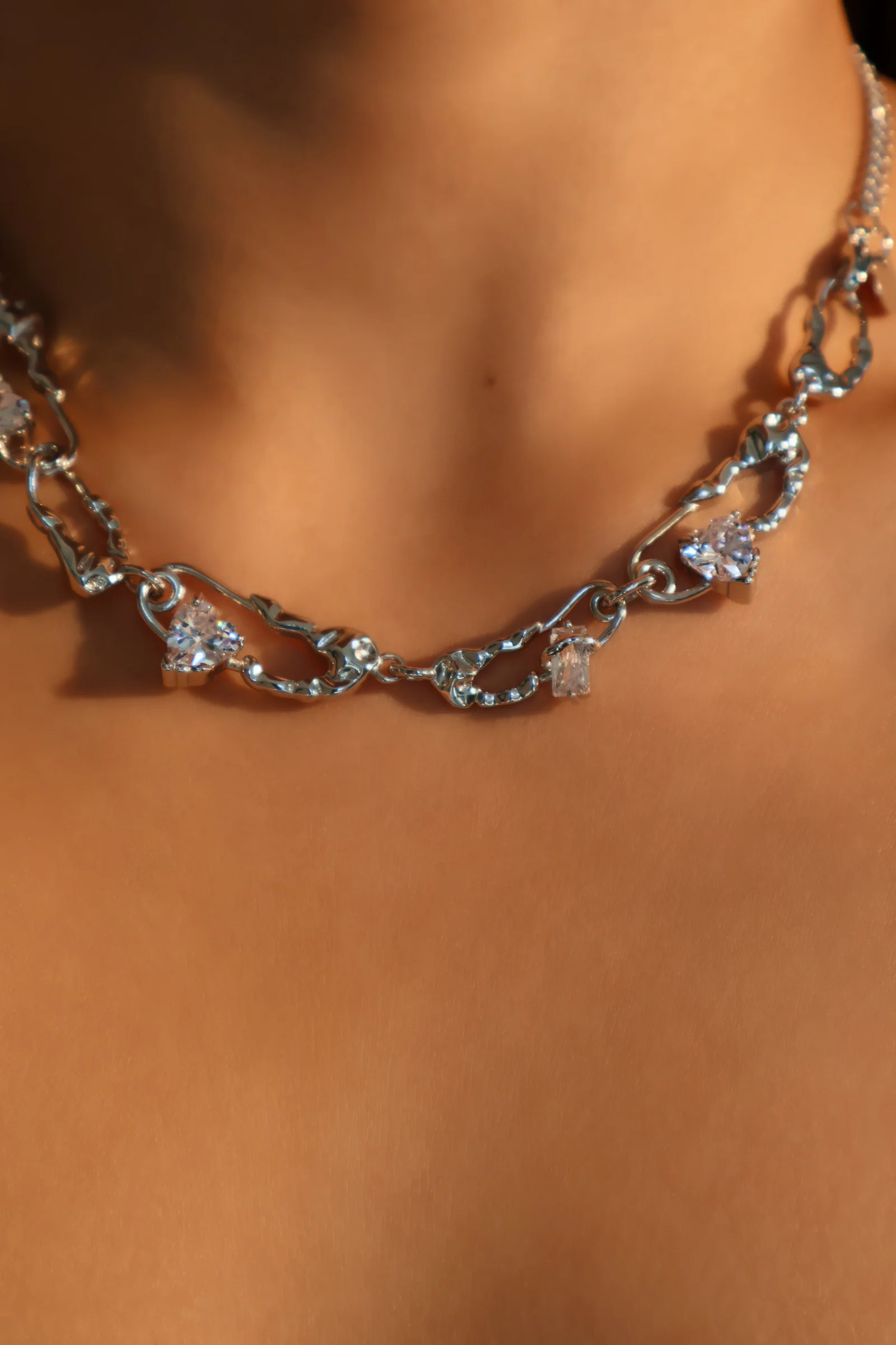 Diamond Clips Necklace - Image 6