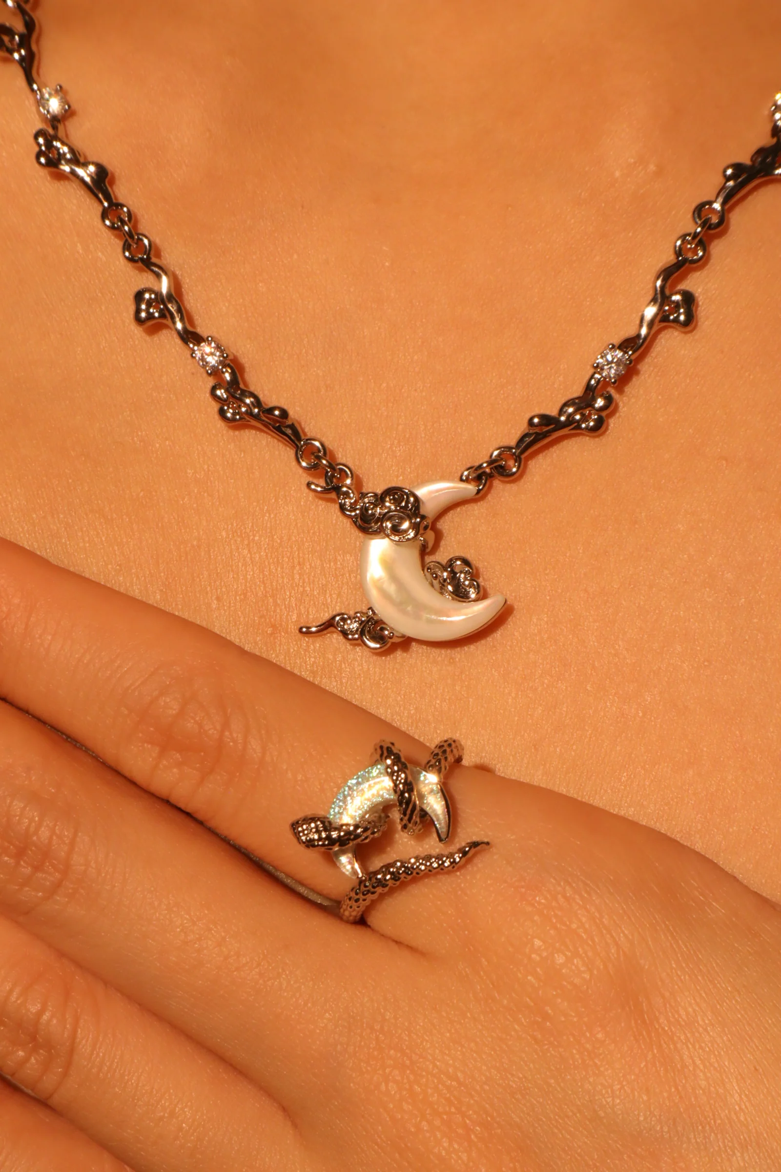 Moon Snake Ring - Image 4