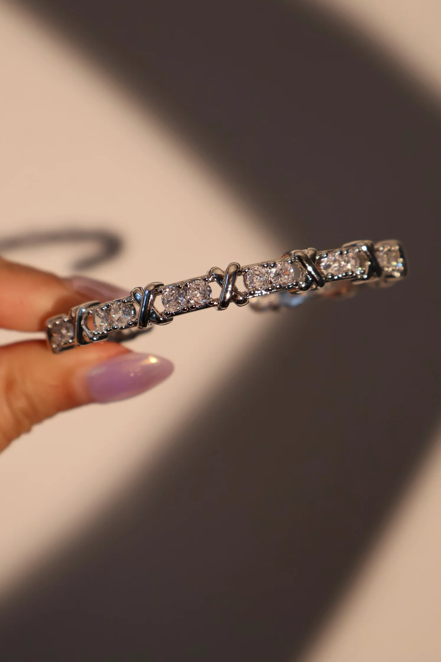 Diamond Cross Bracelet - Image 3