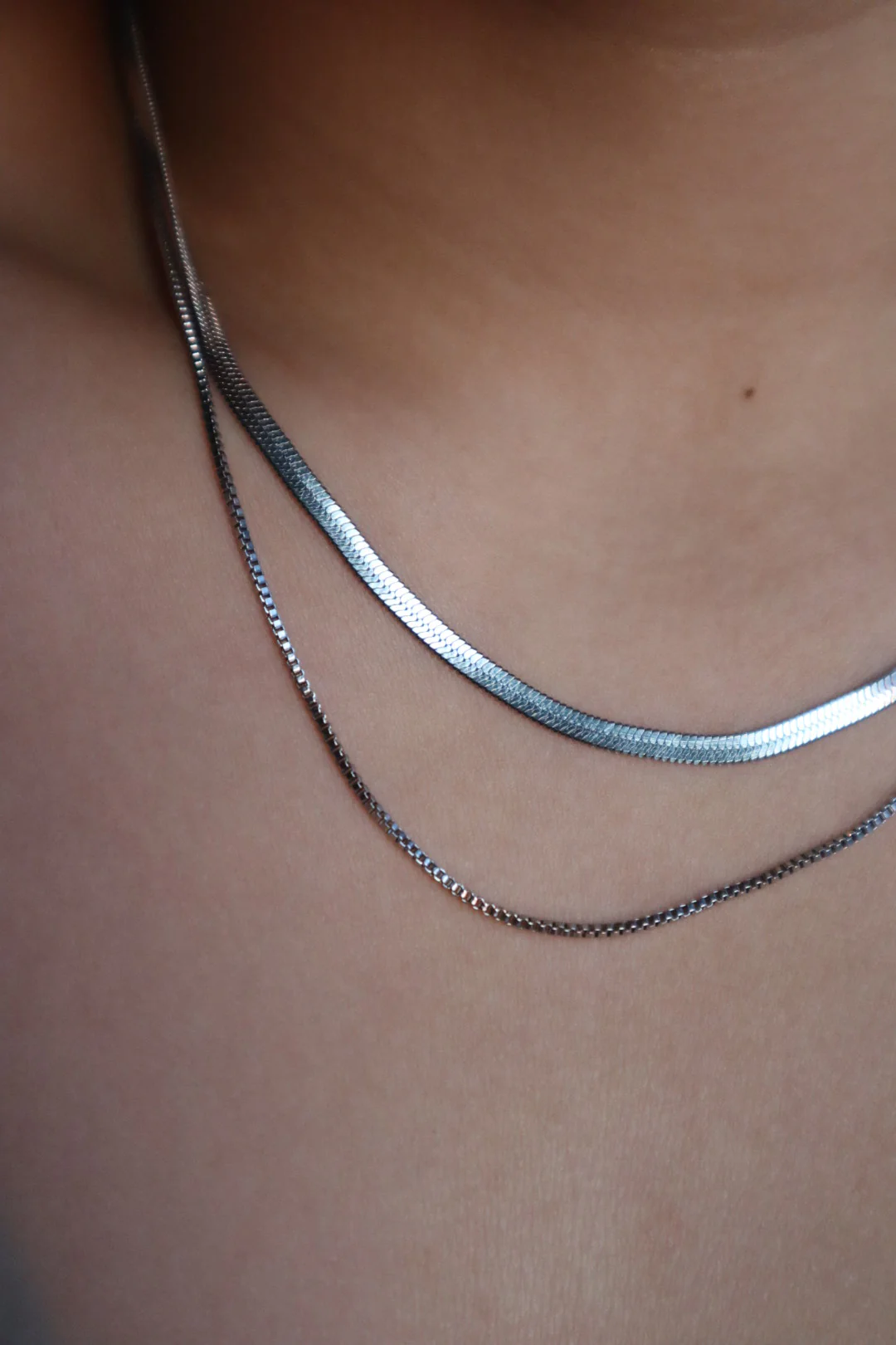 Stainless Steel Chain Layers Necklace - Image 5