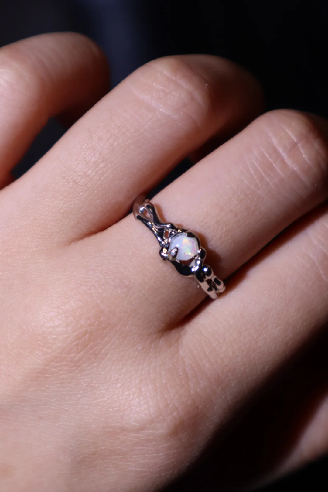White Opal Ring - Image 4
